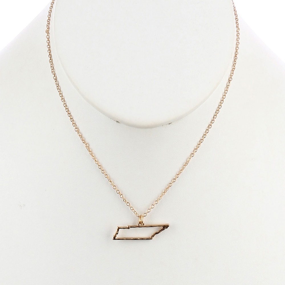 Tennessee State Cutout Necklace/Pendant